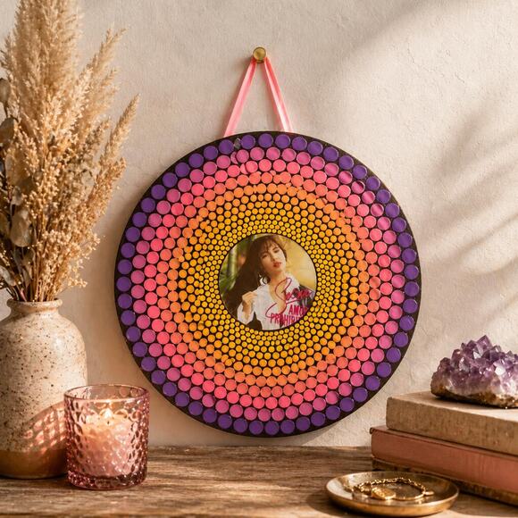 Other - Selena Quintanilla Mandala Wall Art: Hand Painted Boho Decor